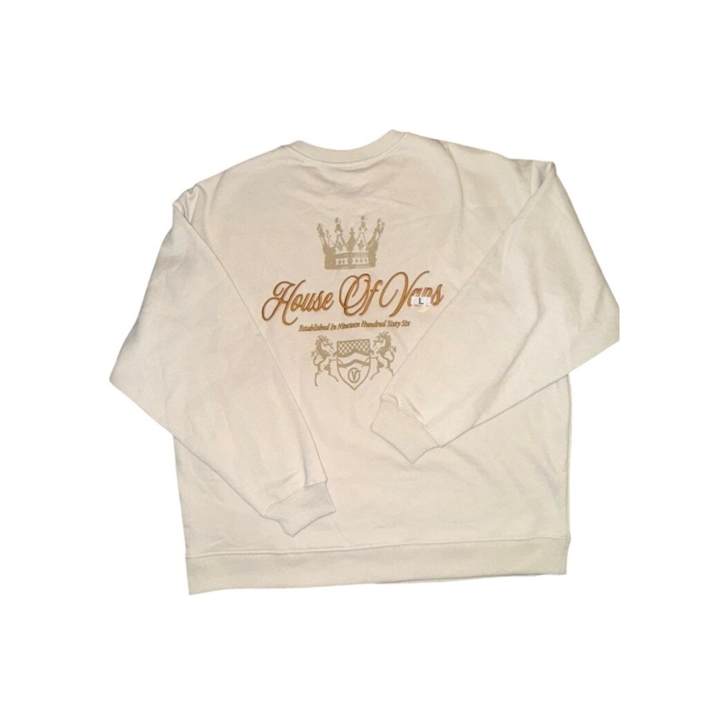Vans Mens New w/tags Crew Neck Sweatshirt size large Oatmeal pullover